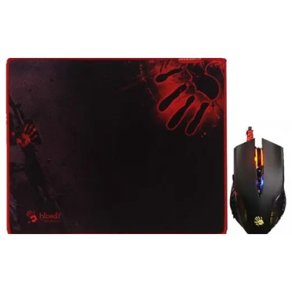 A4Tech Bloody Q5081S Neon X’Glide Gaming Mouse With Mouse Pad