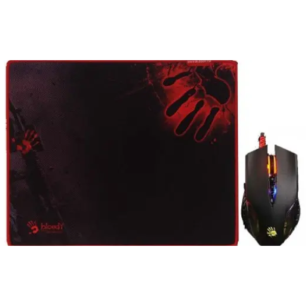 A4Tech Bloody Q8181S Neon X’Glide Gaming Mouse With Mouse Pad