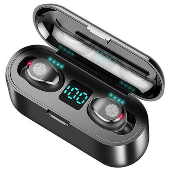 F9 TWS True Wireless Earbuds With Power Bank tuch Bluetooth 5.0 headset in-ear sports digital display charging compartment intelligent noise reduction Earphone