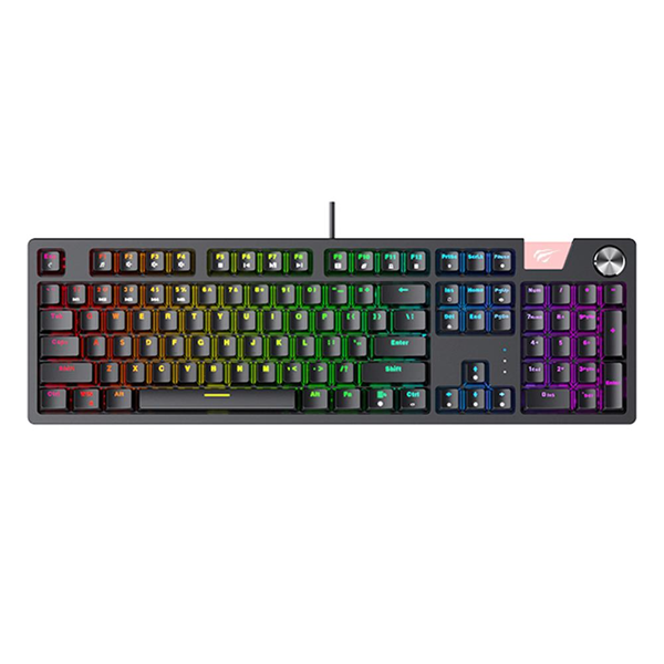 Havit KB856L RGB Backlit Multi-Function Mechanical Gaming Keyboard
