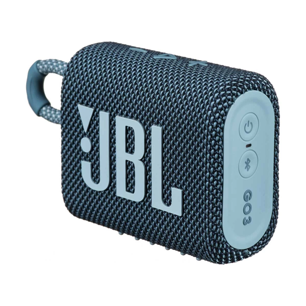 JBL Go 3 Portable Waterproof Bluetooth Speaker - Blue