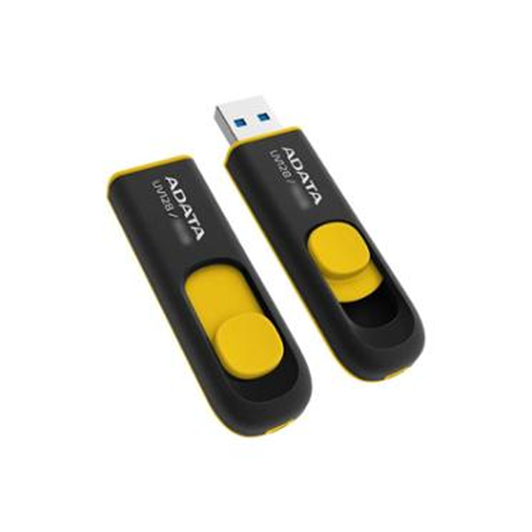 Adata UV 128 USB 3.2 Black Yellow 32 GB