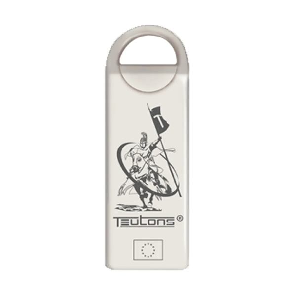 Teutons Metallic Knight Finder Flash Drive - 64GB (Silver)