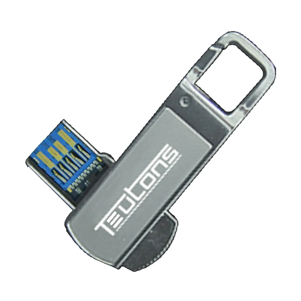 Teutons Medal Silver Flash Drive - 32GB