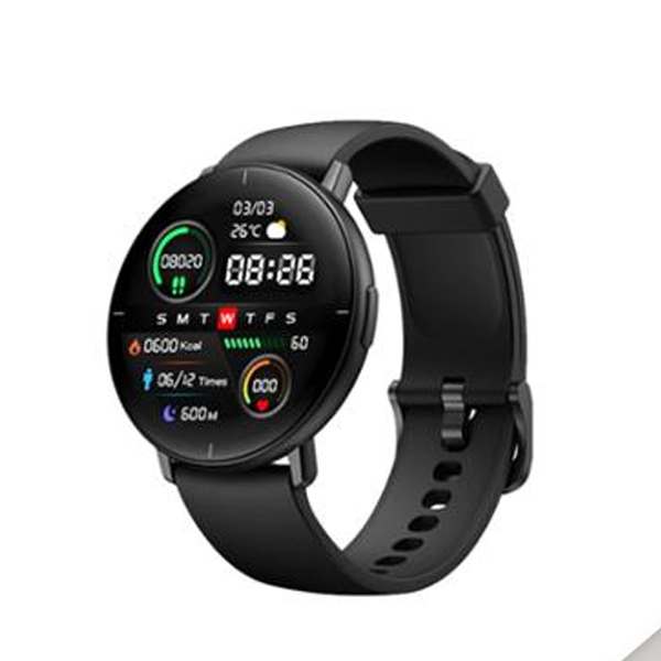 Mibro Lite Smart Watch Amoled Screen with SpO2 - Black