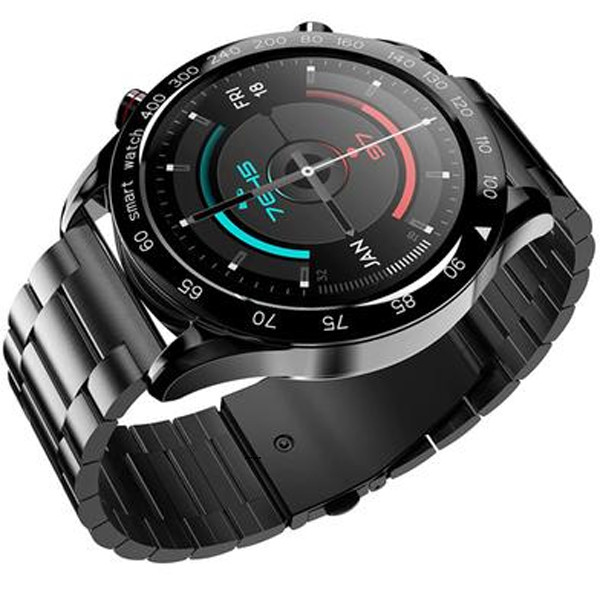 HiFuture Futurego Pro Stainless Steel Waterproof Smartwatch - Black