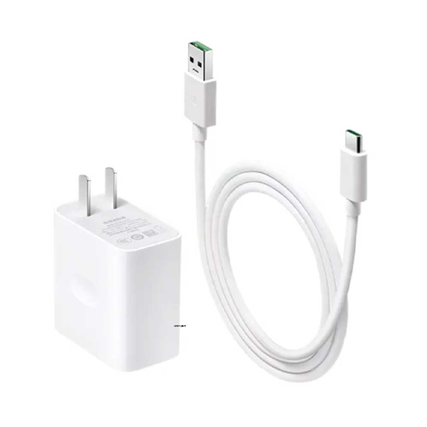OPPO 30W VOOC Flash Charger with Type C Cable Adapter
