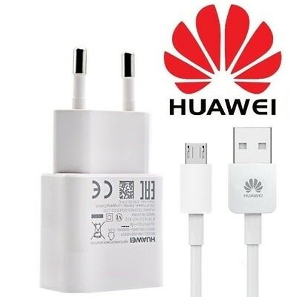 Fast Charger With Micro Usb Cable For Huawei P8, P9, P20 Lite, Y5 2018, Y7 2019, Honor 9X, 8X, 7X - Charger