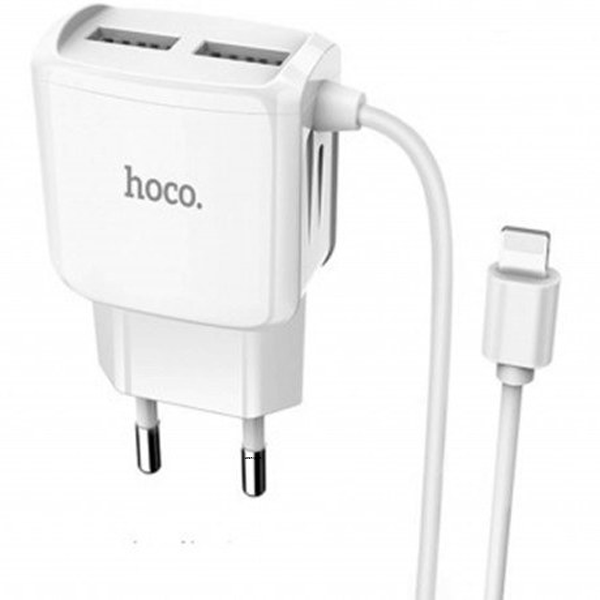 Hoco C59A Mega Joy Double Port Charger with 1.2M Micro USB Charging Cable (EU)