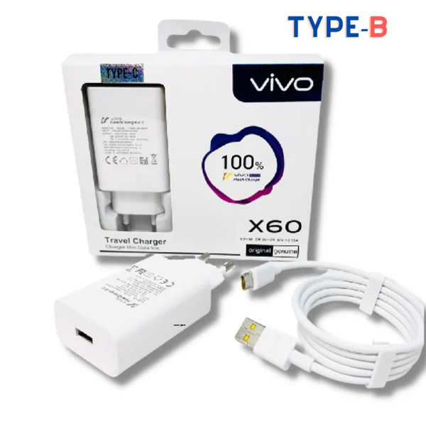 ViVo 27W Super Fast Flash Charger With Type-B Cable