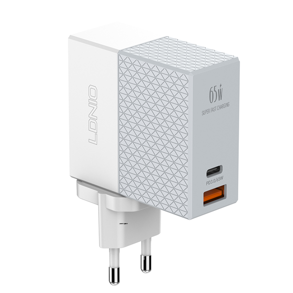 LDNIO A2620C 65W PD MINI QUICK CHARGER FAST CHARGING USB C+A