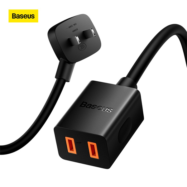Baseus Power Combination Mini Power Board 1AC with 1.0m Power Cord CN Supports 2500W for Tablet and Phone Charging